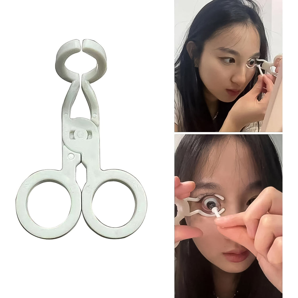 Ergonomic Contact Lens Inserter Tool shown for safe and easy application.