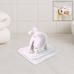 Durable plastic brackets for curtain rods and accessories