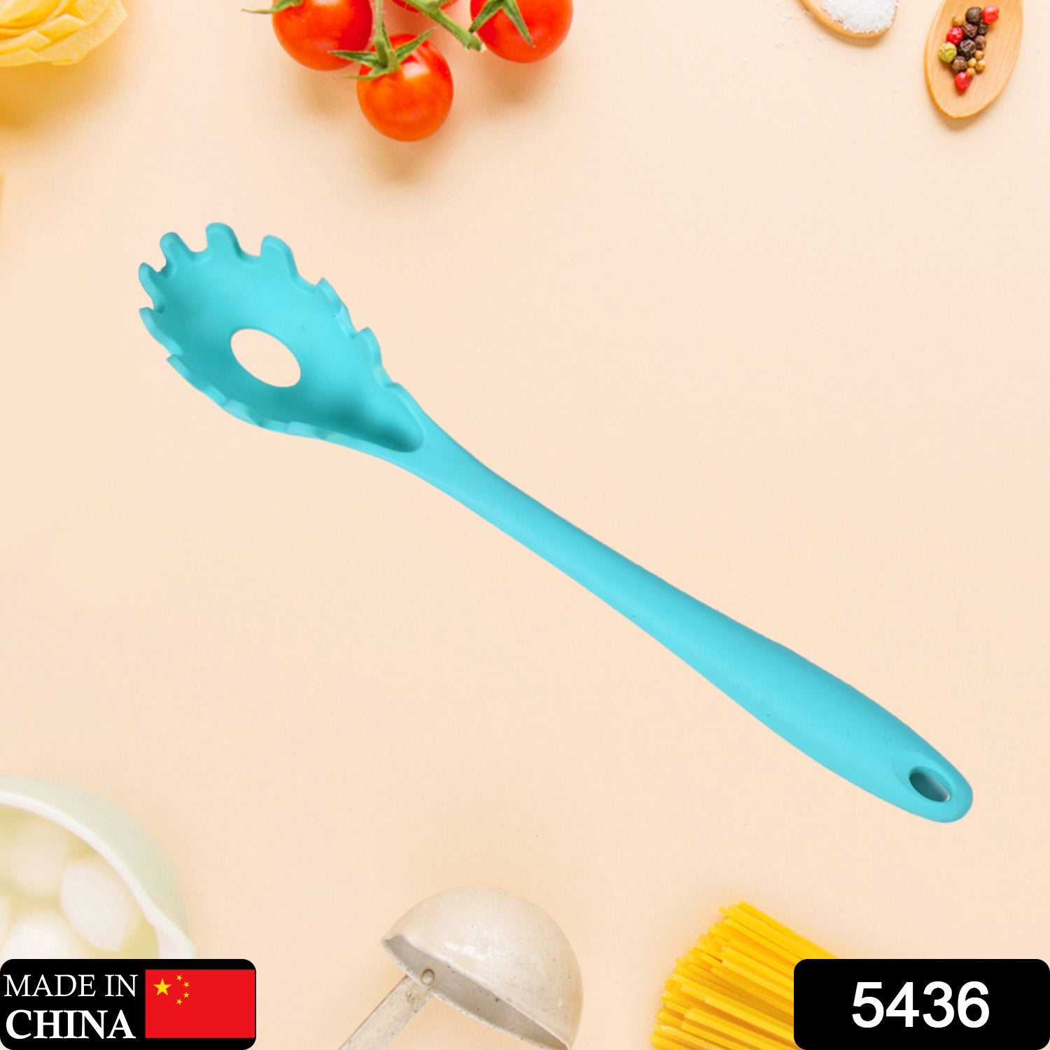 Ergonomic design of the Quickslice Pasta Fork for comfortable kitchen use.