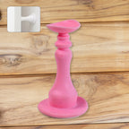 Durable washing machine door holder with suction cup attached