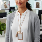 PU Leather Card Holder Wallet with Button Strap and ID window