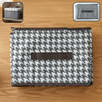 Foldable fabric basket displayed for storage