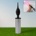 24 cm hand balloon pump showing dual-action mechanism