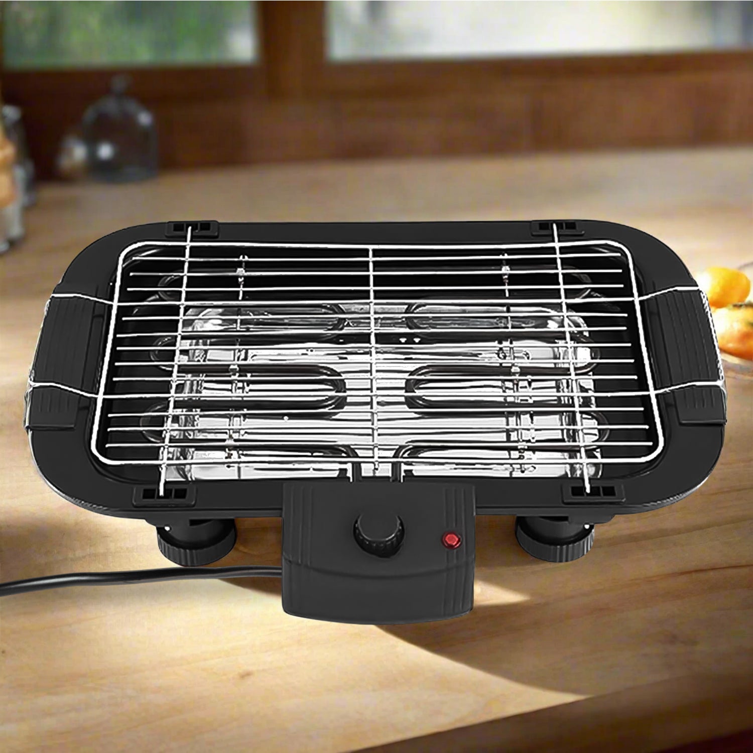 Chef’s Embrace 2000W Electric Barbecue Grill for indoor and outdoor cooking.