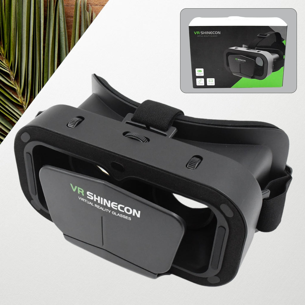 Front view of 3D VR Box Headset with adjustable lenses