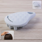 Premium silicone scalp massager shampoo brush with soft bristles