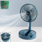 Main view of the Portable Desktop Fan, highlighting its compact and sleek design.