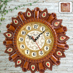 Elegant analog wall clock with modern design for stylish home decor