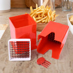 French fries cutter machine with durable stainless steel blade for easy potato slicing