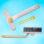 360° rotating floor cleaning brush with durable hard bristles