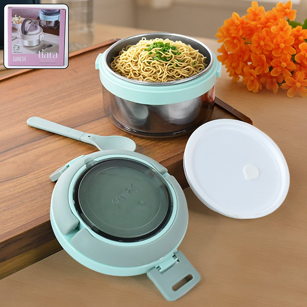 Ganesh Tiara insulated lunch box 400ml with leakproof lid