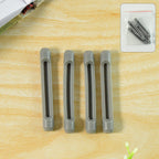 Set of 4 anti-slip eyeglass temple tip sleeves for secure grip