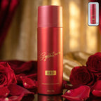 Signature premium red fragrance body spray 200 ml bottle with stylish design