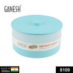 Ganesh bean sprout maker bowl, 1800 ml capacity, showing compartments.