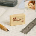 Premium 4B Soft Eraser for artists and students, showing its soft texture.