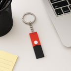 Colorful assorted keychain with letters and cute characters
