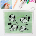 Vibrant, reusable multipurpose zip pouch with various designs for organised essentials.