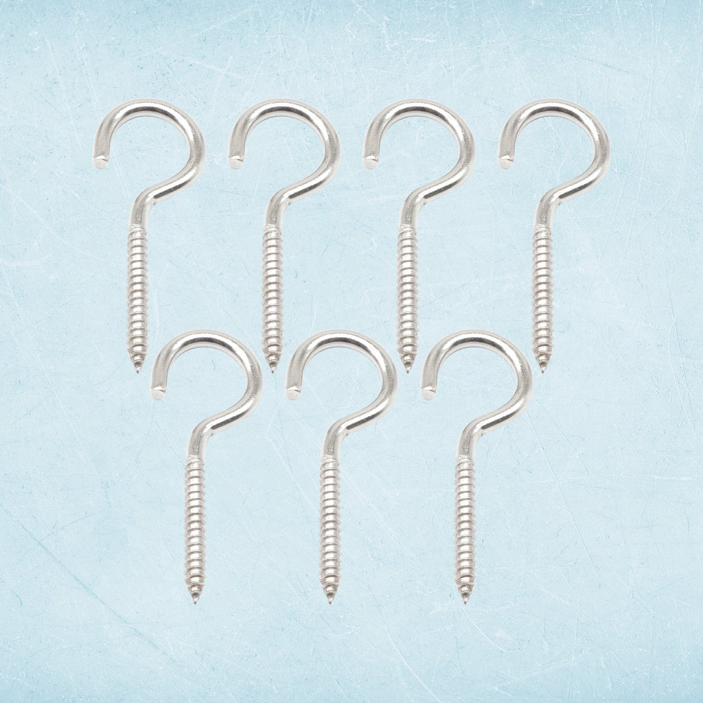 Heavy duty stainless steel eye hook screw from 7-piece set