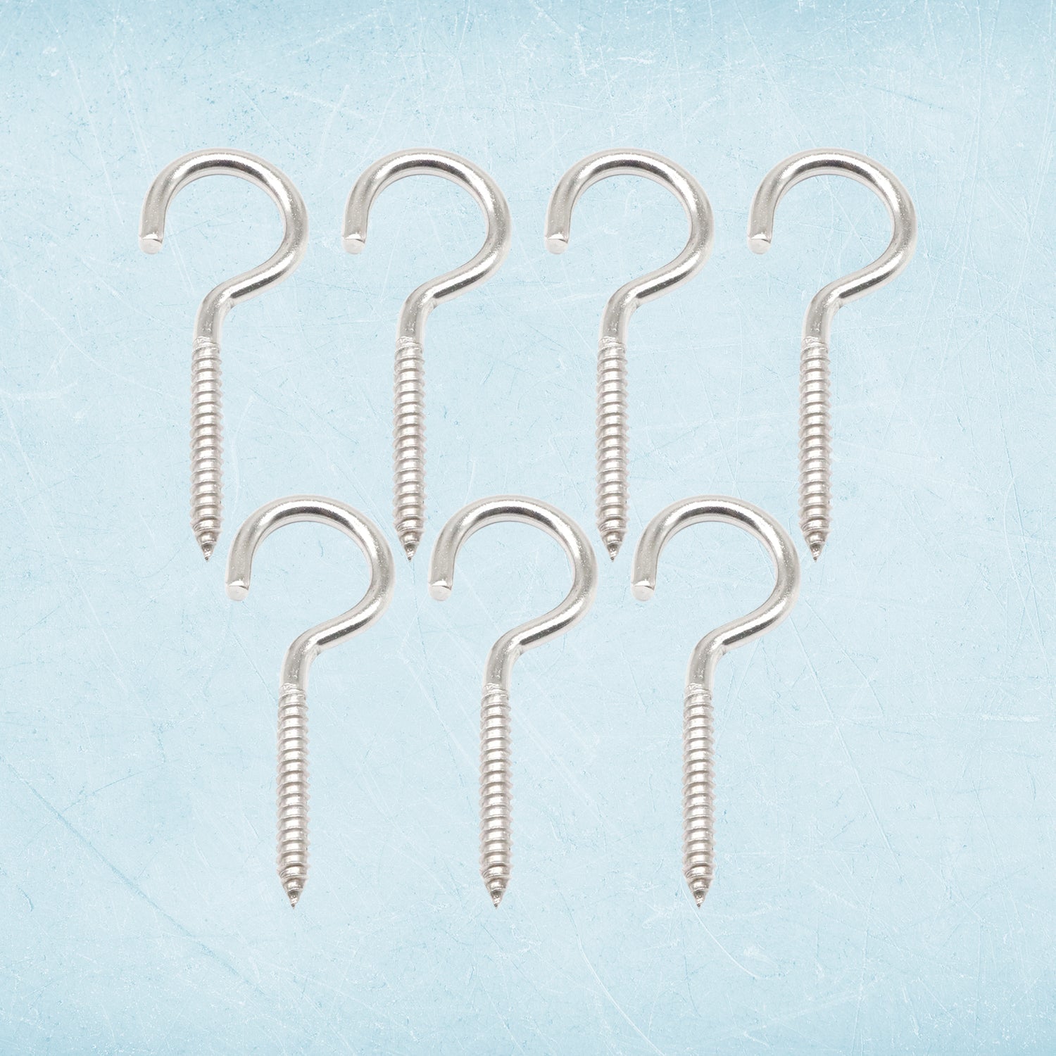 Heavy duty stainless steel eye hook screw from 7-piece set