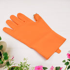 Front view of the Right-Handed Thumb Cutter Glove, highlighting the secure fit and blade.