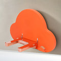 Wall-mounted hair dryer holder with a sleek design, perfect for modern Indian bathrooms.