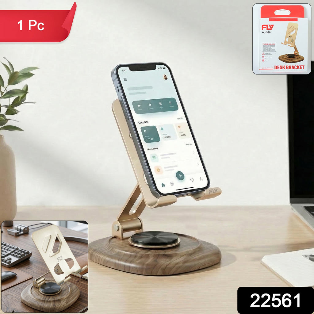 Foldable phone stand suitable for desks and offices