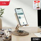 Foldable phone stand suitable for desks and offices