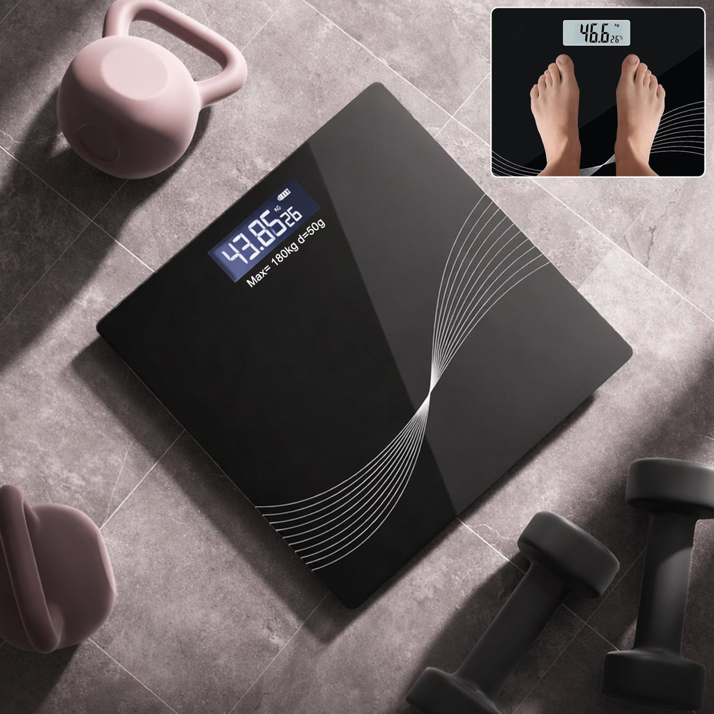Digital personal weight scale showing large LCD display for accurate readings