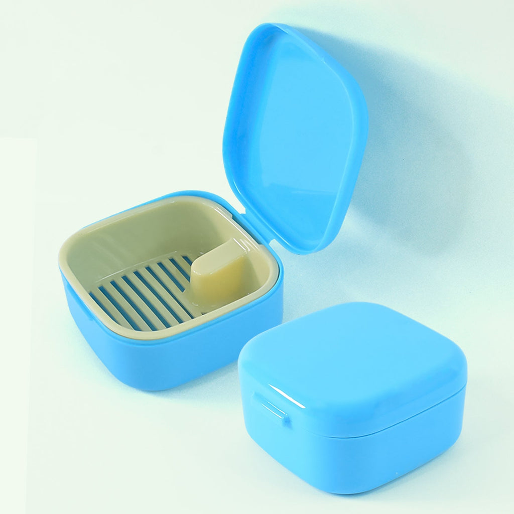 Clear multi-purpose storage box with lid and drain tray to keep items dry