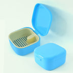 Clear multi-purpose storage box with lid and drain tray to keep items dry