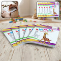 Kids Animal Colouring Book Set 5-Pc with mixed animal themes