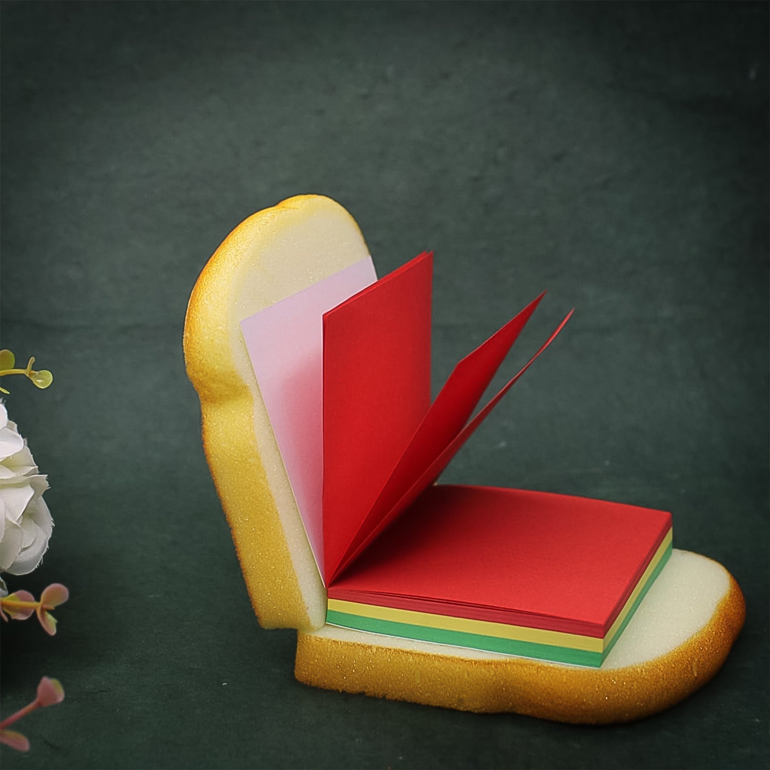 Sandwich Sticky Notes pack with vibrant multicolor pages.