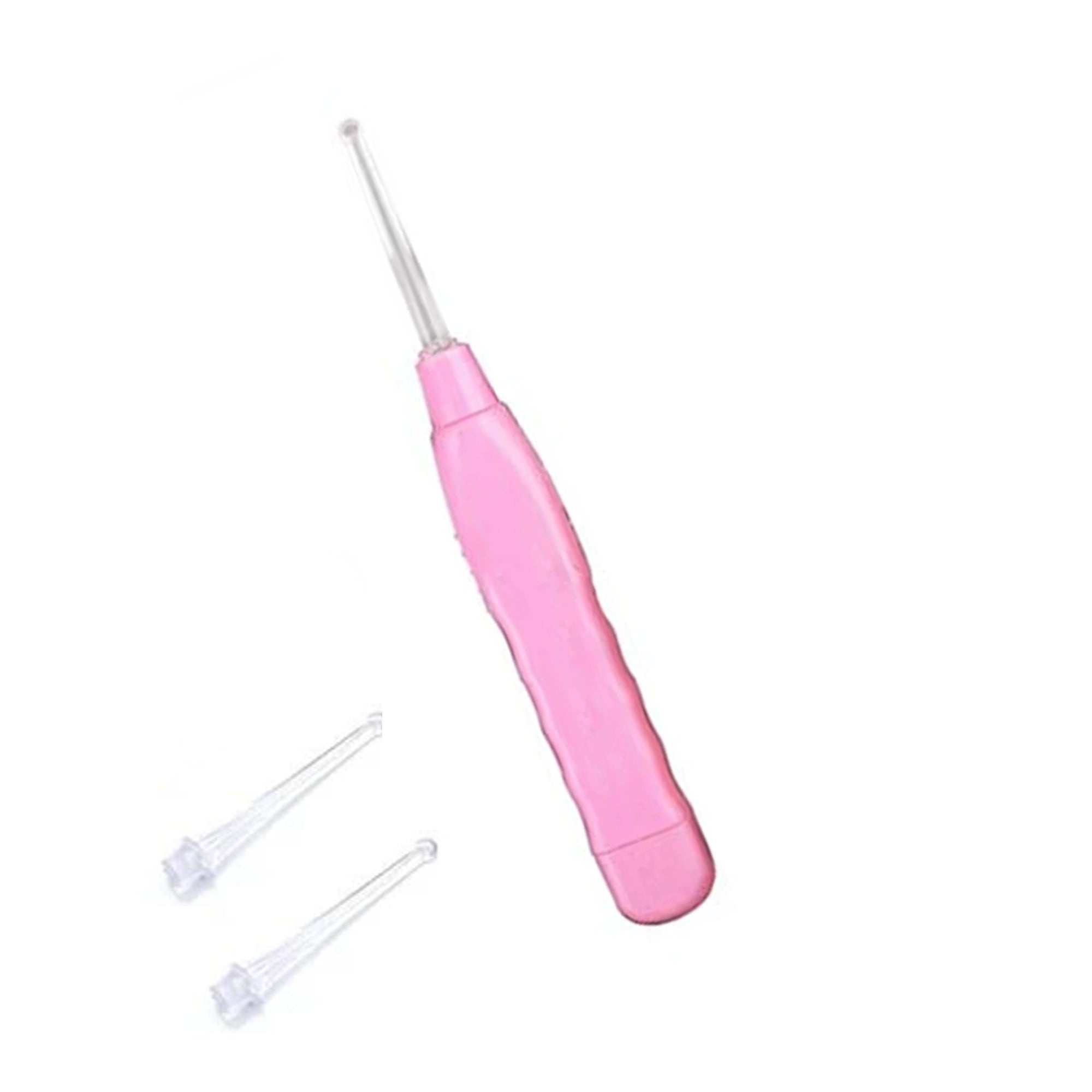 Full layout of LED Flashlight Earpick kit with tweezer and accessory tools