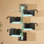 Tidy Table 4-tier rotating spice rack with clear jars on a kitchen counter.