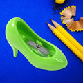 High heels pencil sharpener with steel blade in mix colors