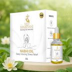 Ved Sanjeevani Nabhi Oil Sleep Inducing bottle with 30ml natural belly button oil