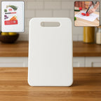Close-up of Apex food-safe medium plastic chopping board