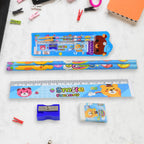Vibrant Kids Cartoon Pencil Set with colourful wooden pencils.
