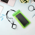 Clear Waterproof Phone Pouch with a smartphone inside, ready for water activities.
