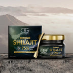 OG Wellness Pure Himalayan Shilajit Resin in a luxury glass jar