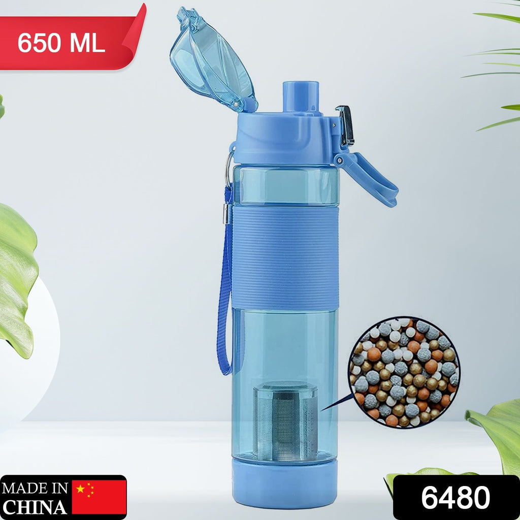 Front view of the Own Hydrate alkaline water bottle, showcasing its ergonomic design.