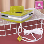 Close-up of the durable ABS and rubber strips on the magnetic window cleaner.