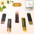  5in1 Pancham Premium Incense Sticks 450g package with vibrant design.