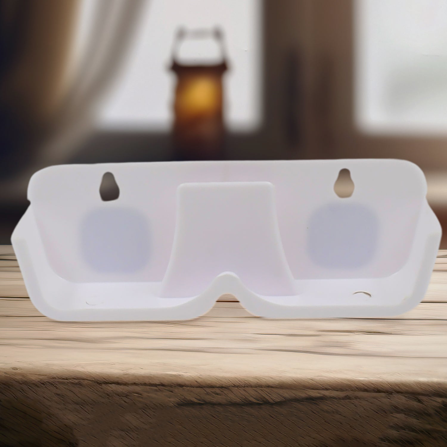 Adhesive Wall Mount Sunglass Holder displaying multiple pairs of sunglasses.