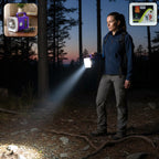 Omega rechargeable LED laser torch light with battery