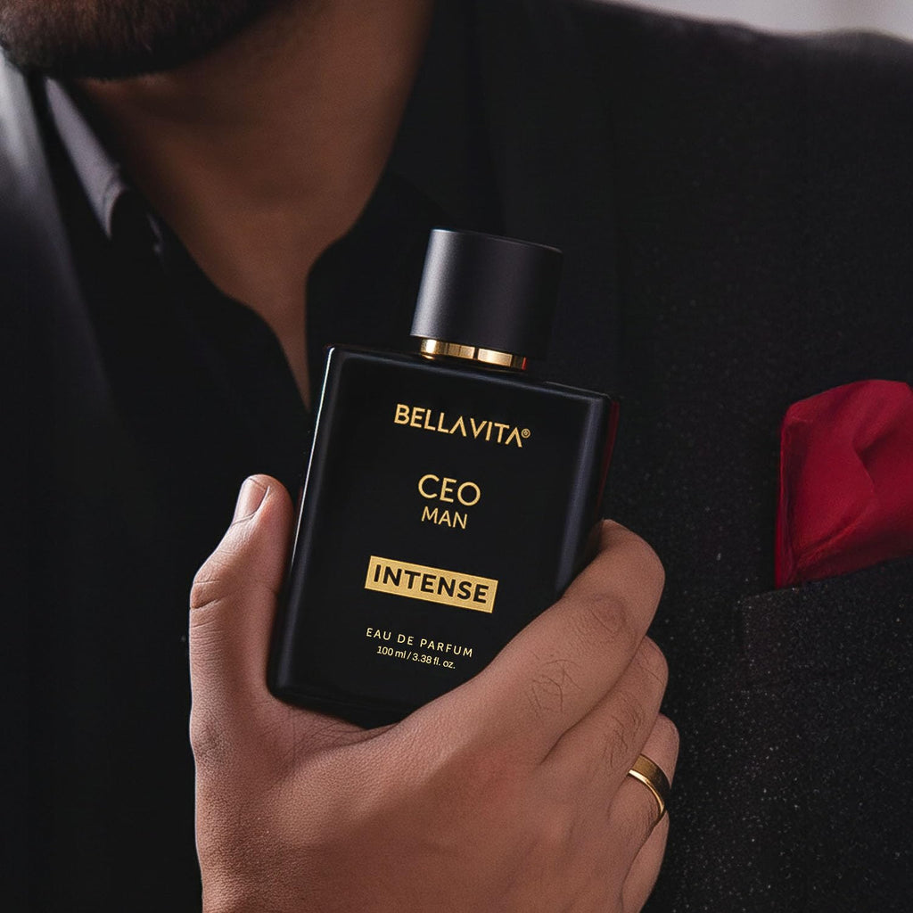 Bellavita CEO Man Intense Eau De Parfum 100 ML Bottle showing masculine elegance