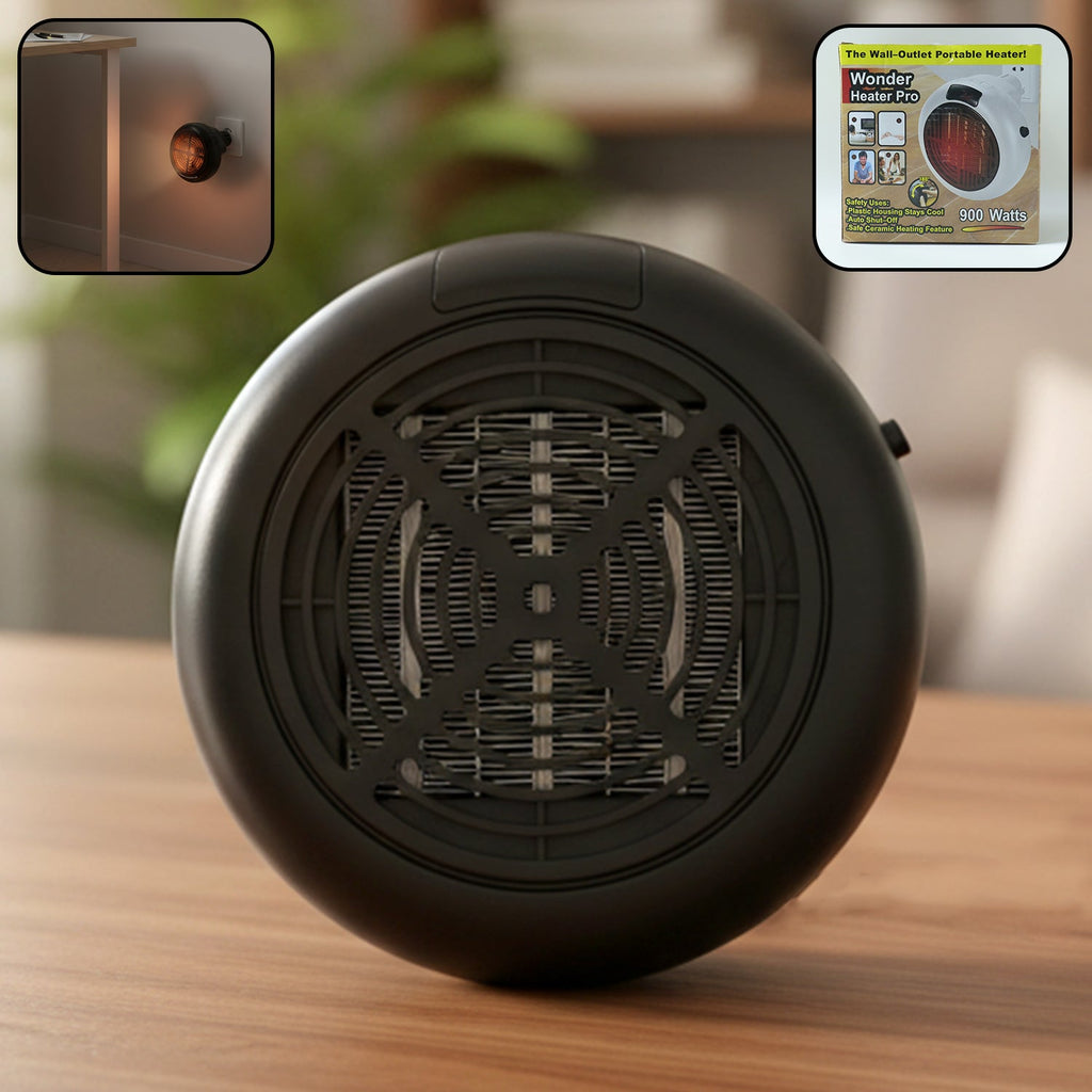 Mini ceramic room heater 900W for personal heating