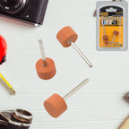 A set of wool felt polishing buffing wheels for versatile use.