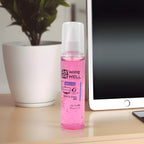 PHOBIA Screen Cleaner Gel bottle with a cleaning cloth for electronics.