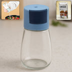 Glass salt dispenser designed for precise cooking and seasoning